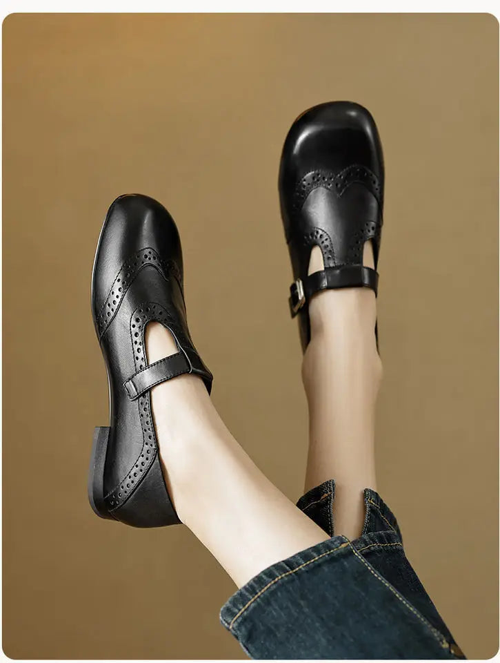 Anneliese® | Vegane Leder Orthopädische Slipper