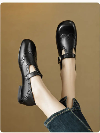 Anneliese® | Vegane Leder Orthopädische Slipper