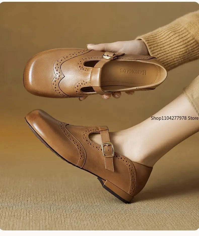 Anneliese® | Vegane Leder Orthopädische Slipper
