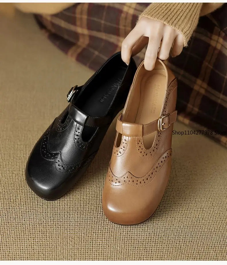 Anneliese® | Vegane Leder Orthopädische Slipper